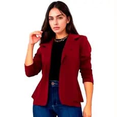 Blazer Casaquinho Neoprene Acinturado Cortado A Laser Barato Social Trabalho