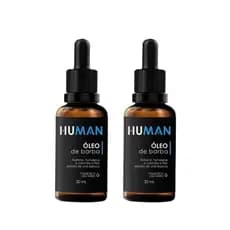 Kit 2 Óleo para Barba Hidratante Fortalecedor Amacia Human 30ml