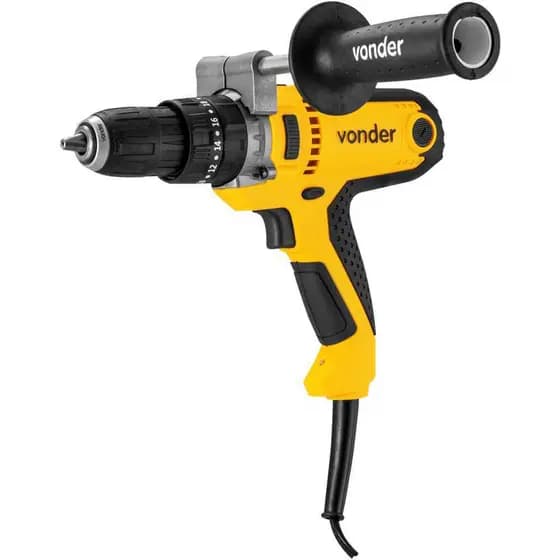 Furadeira Parafusadeira de Impacto Vonder FPV 450I 450W 220V Mandril 13mm 2 Velocidades Profissional
