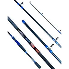 Vara Pesca Molinete Carbono 15-35lbs Traira Tucunaré 1.80 Metros 2 Partes