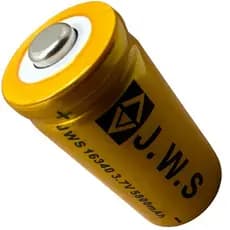 Bateria 16340 3.7v 5800mah Cr123a Para Lanternas Táticas Original Jws - 1 Unid