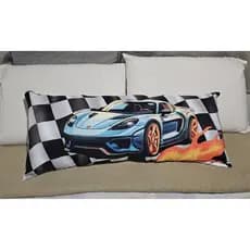 Capa Travesseiro de Corpo Xuxinho Estampada Carro  90 x 38 Com Ziper