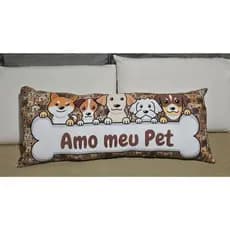 Capa Travesseiro de Corpo Xuxinho Estampada Pet  90 x 38 Com Ziper