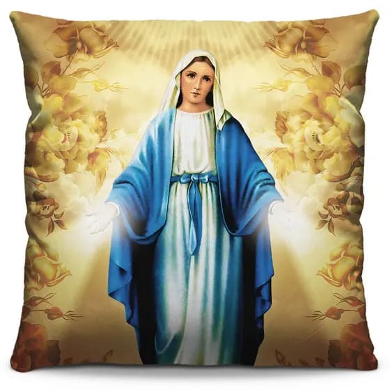 Capa De Almofada 40 x 40 Religiosa Santa