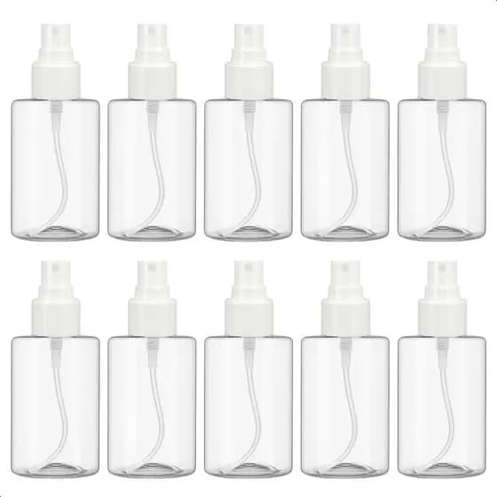 Kit 100 Frasco Spray para Viagem Gel Creme Shampoo Sabonete E Cosméticos 100ml