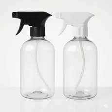 Kit Frasco Borrifador 500ml Spray Pulverizador Válvula Limpeza Salão Barbearia Jardinagem