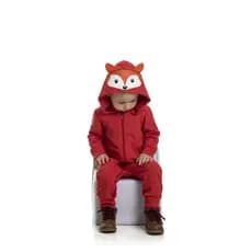 Macacão Lindo de Raposa Roupa de Bebê Moletinho