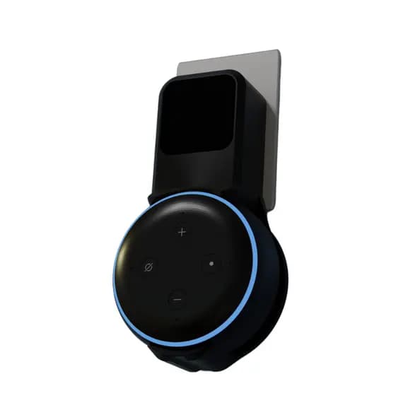 Splin Suporte De Tomada sem fio para Amazon Alexa Echo Dot 3 - Compacto - alta durabilidade