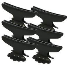 Kit Com 6 Grampos,Prendedores Piranhas De Cabelo - Salão Cabeleireiro