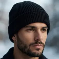 Gorro Touca Lisa Unissex Adulto Para Frio Tecido Macio Casual Moda Inverno Confortável