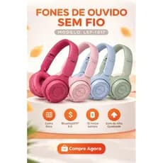 Fone de Ouvido Sem Fio Bluetooth LEF-1017 | Extra Bass