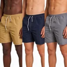 Bermuda Masculina Tactel Kit 3 | Short Tactel Masculino Academia Praia Casual Bermuda Corrida Masculina P ao G4
