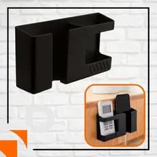 Suporte Parede dois em um Multifuncional Autoadesivo Telefone Móvel/Controle Remoto
