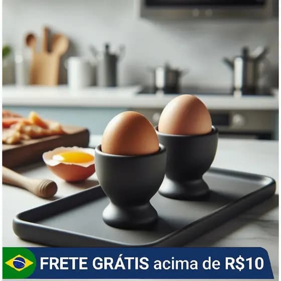 Porta Ovo Quente Suporte Cozido Mesa Posta Café da Manhã