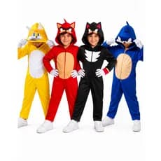 Fantasia do Sonic Com Capuz e Luva Kigurumi Knuckles Shadow Raposa Tails Tema do Sonic