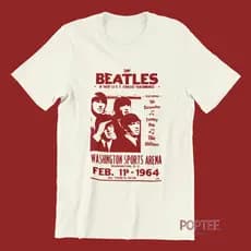 CAMISETA THE BEATLES VINTAGE POSTER 100% ALGODÃO