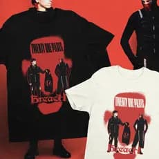 CAMISETA BREACH TWENTY ONE PILOTS COVER 100% ALGODÃO