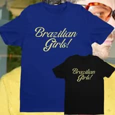 CAMISETA HARRY STYLES BRAZILIAN GIRLS ALGODÃO