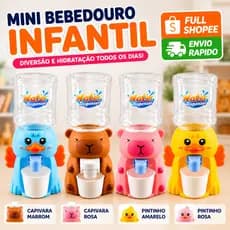 Brinquedo Mini Bebedouro Dispenser Infantil Para Água Com Copo Infantil Kids menina menina Safari