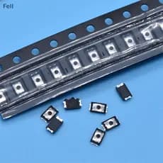 [Fel] 50pcs 2x3x0.6 U Botão Tátil 4 Pinos Micro SMD Fino Filme Chave Toque Leve COD