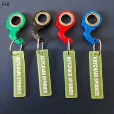 [Fel] Novo Chaveiro De Descompressão Requintado Girador De Ponta Do Dedo Anti-Ansiedade Giratório Para Presente De Casal