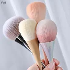 [Fel] Escova De Limpeza De Poeira Para Unhas Manicure Pincel Arte Em Cabeça Grande Flor Pó Blush Salão De Beleza Maquiag