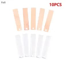 [Fel] 10 PCS Folha De Cobre Eletrodo De Zinco Tira Ânodo Para Placa De Galvanoplastia DIY Materiais De Frutas Tiras De C