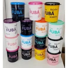 Pote M, fubá, para 800g, porta mantimentos, porta mantimentos, alta qualidade