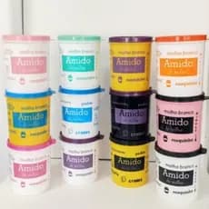 Pote M, Amido de Milho, para 600g, porta mantimentos, alta qualidade, resistente