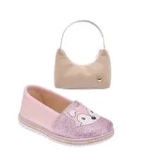 Sapatilha Infantil Feminina Alpargatas C/ Bolsinha Compre Ja