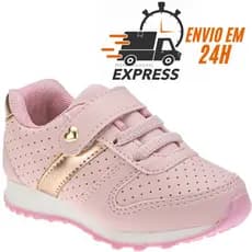 Tenis Infantil Menina Feminino Barato Tenis Escolar Club Happy