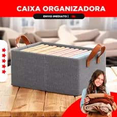 Caixa Organizadora Guarda Roupa Gaveta Resistente Dobrável