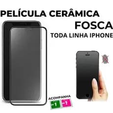Pelicula Ceramica Fosca 9D HidroGel Anti Reflexo Iphone 7 8 SE 2020 Plus X XS XR 11 12 13 14 15 16 17 Air Pro Plus Max