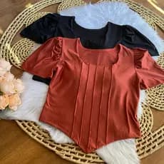 Blusa cropped feminino plus size GG suplex 46 a 50 bico