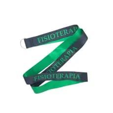 Tirante Fisioterapia frente preta verso e escrita verde - Sem Mínimo (TPCURSO-125 )