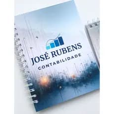 Caderno Personalizado - Capa Dura com logo 2026