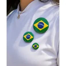 Kit Bótons Personalizados Copa Do Mundo Torcedor Brasil Brinde Evento Variados Premium