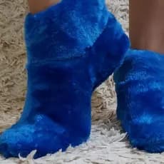 Meia Pantufa - Tecido Plush-Microfibra. Tamanho do 27 ao 44 - Aquecimento Pés no Inverno