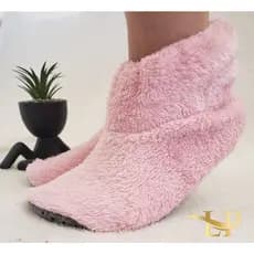 Meia Pantufa - SOLADO ANTIDERRAPANTE - Tecido Plush - Microfibra -  Adulto do 33 ao 44 - Conforto - Inverno