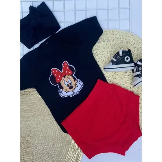 Kit Fralda Infantil 3 Peças com Body e Tiara - Conforto e Estilo para Bebê