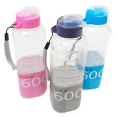 Garrafa Squeeze De Água Para Academia 600ml Fitness