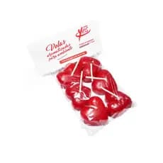 KIT 6 Mini Vela Coração Para Lembrancinha - Perfumada