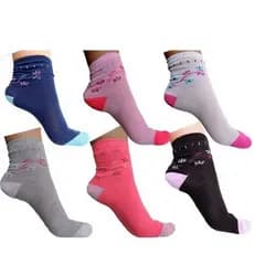 Kit 3 Pares Meias Femininas Cano Longo Promoção Colorida Linda 35 ao 40 top