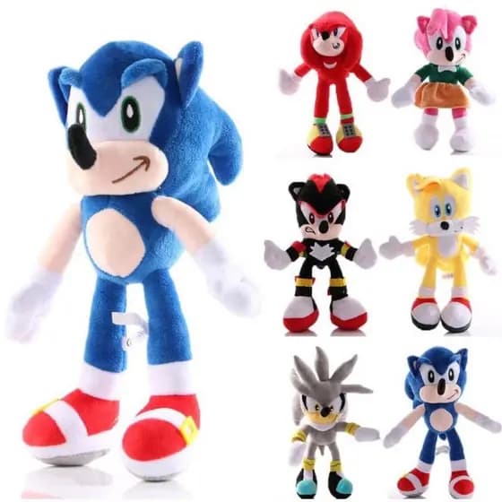 Boneco de Pelucia Sonic GAME 28CM