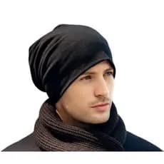 Gorro Touca Justin Beanie Malha Caida Unissex Masculino Feminino Adulto Infantil Frio Cabelo Bandana