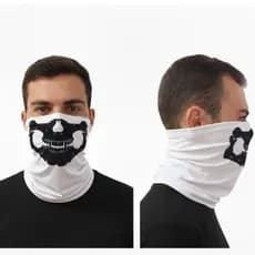 Balaclava Caveira Gorro Bandana Touca Ninja Mascara Caveira Justiceiro Moto Halloween ninja Osso Esqueleto Proteção