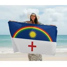 Toalha De Praia Bandeira de Pernambuco ENVIO IMEDIATO