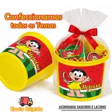 Baldes de Pipoca Personalizados festa Infantil