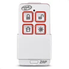 Controle Remoto Ppa Zap 4 Portão Alarme Cerca Branco Laranja