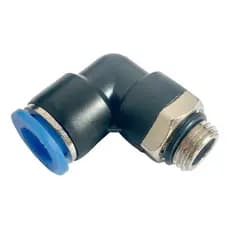 10 Conexão Pneumática Cotovelo 1/8 X 6 Mm Macho Rosca Bsp